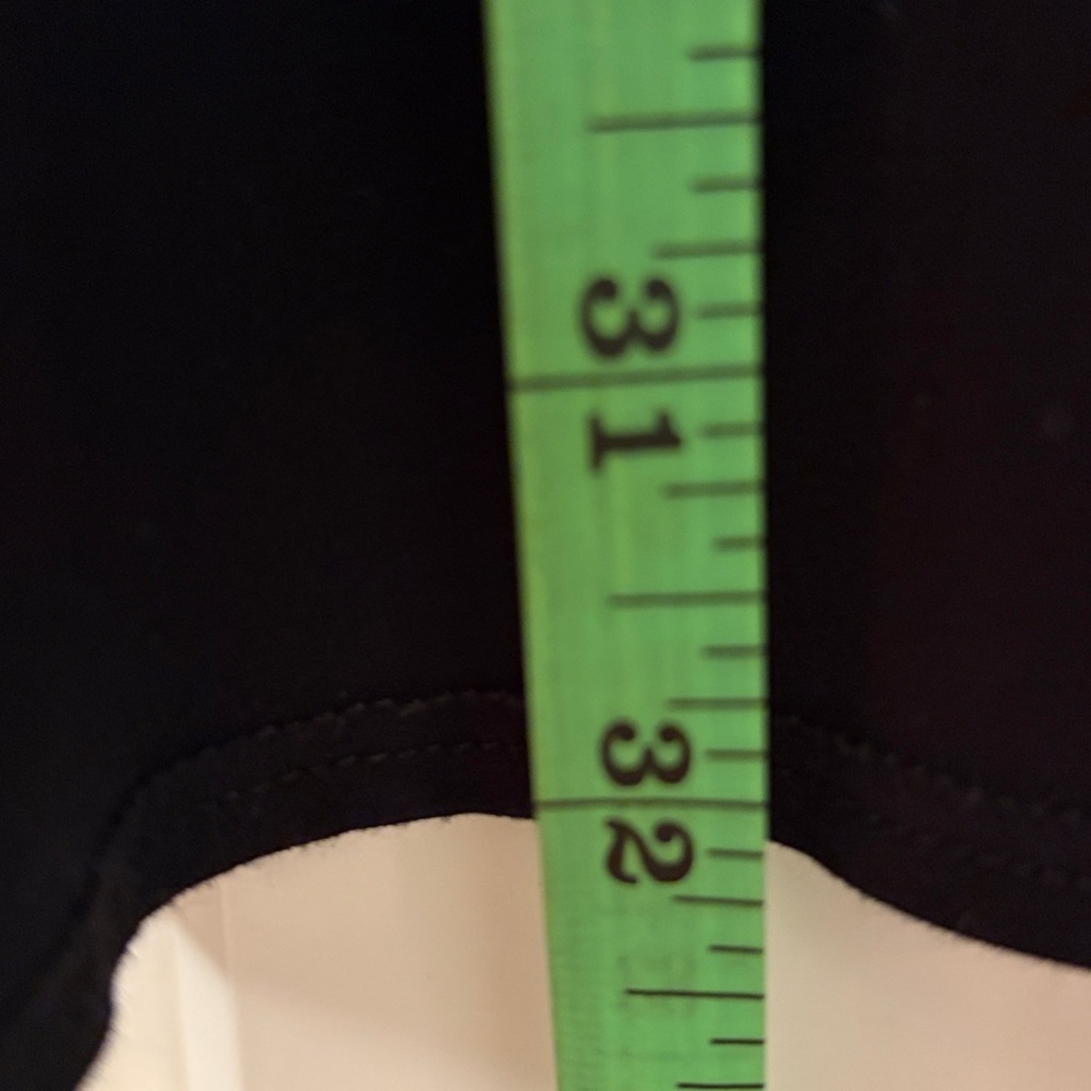 Eileen Fisher Jersey Shift Dress Black Petite Large Classic Minimalist - Picture 8 of 9